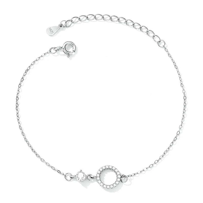 Minimalistiskt Sterling Silver Armband