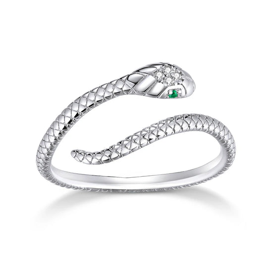 Snake Ring i 925 Sterling Silver