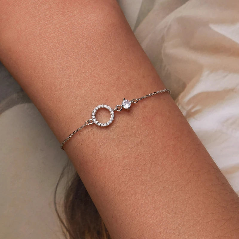 Minimalistiskt Sterling Silver Armband