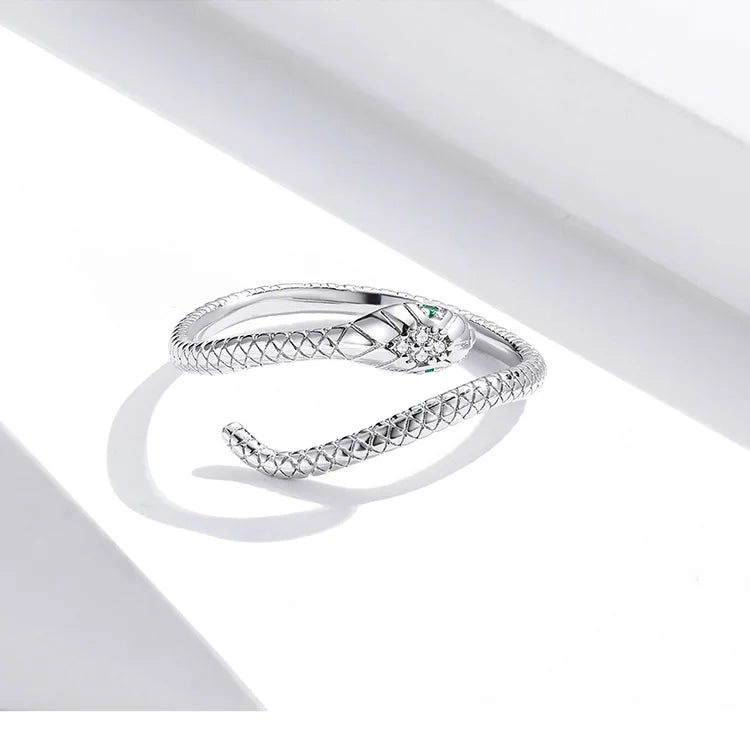 Snake Ring i 925 Sterling Silver