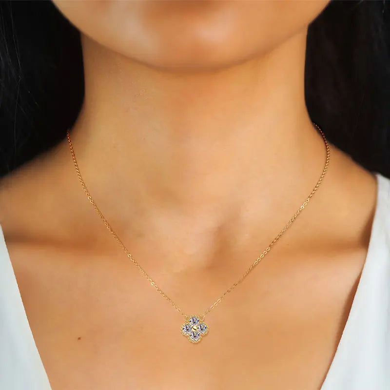 Halsband Aurora Moissanite