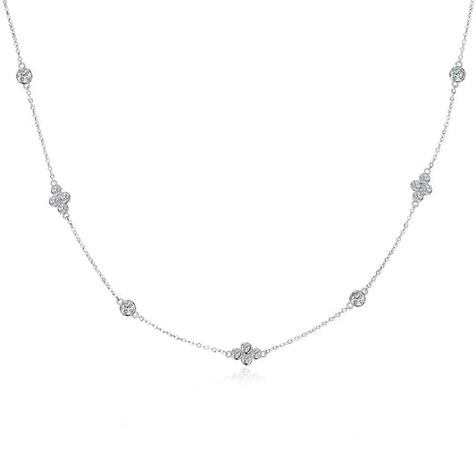 KLASSISKT HALSBAND MOISSANITE S925 – SILVER