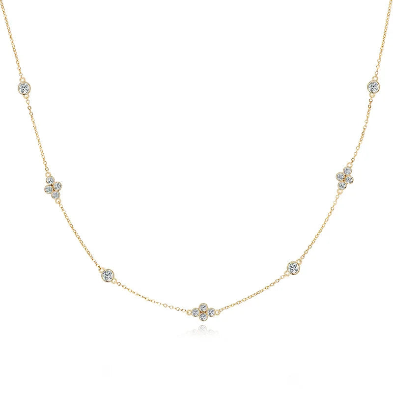 KLASSISKT HALSBAND MOISSANITE S925