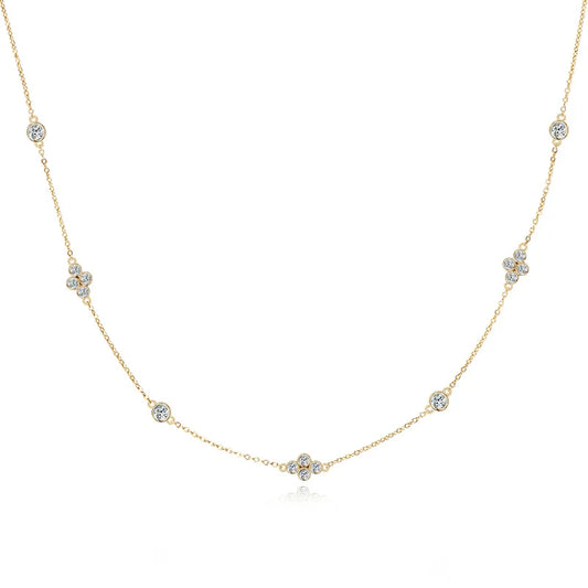 KLASSISKT HALSBAND MOISSANITE S925