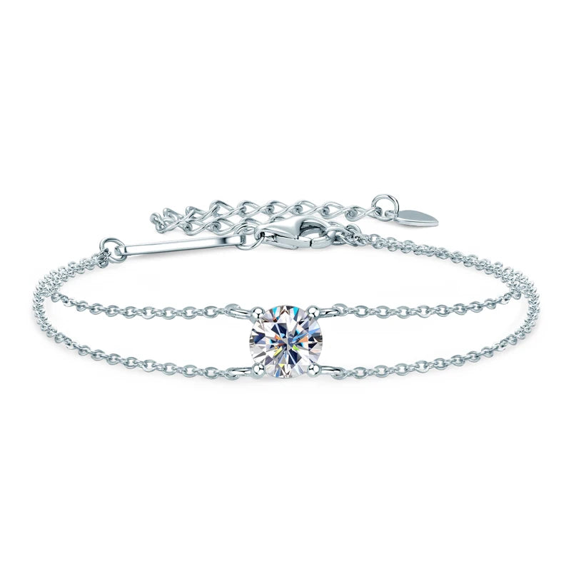 ARMBAND MOISSANITE S925 - SILVER