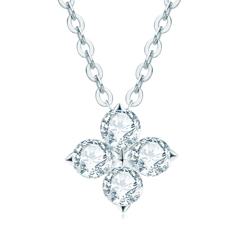 Moissanite Halsband S925 - Silver