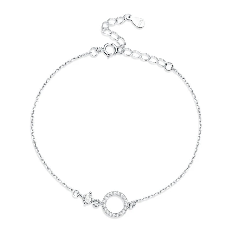 Minimalistiskt Sterling Silver Armband