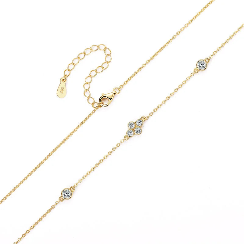 KLASSISKT HALSBAND MOISSANITE S925